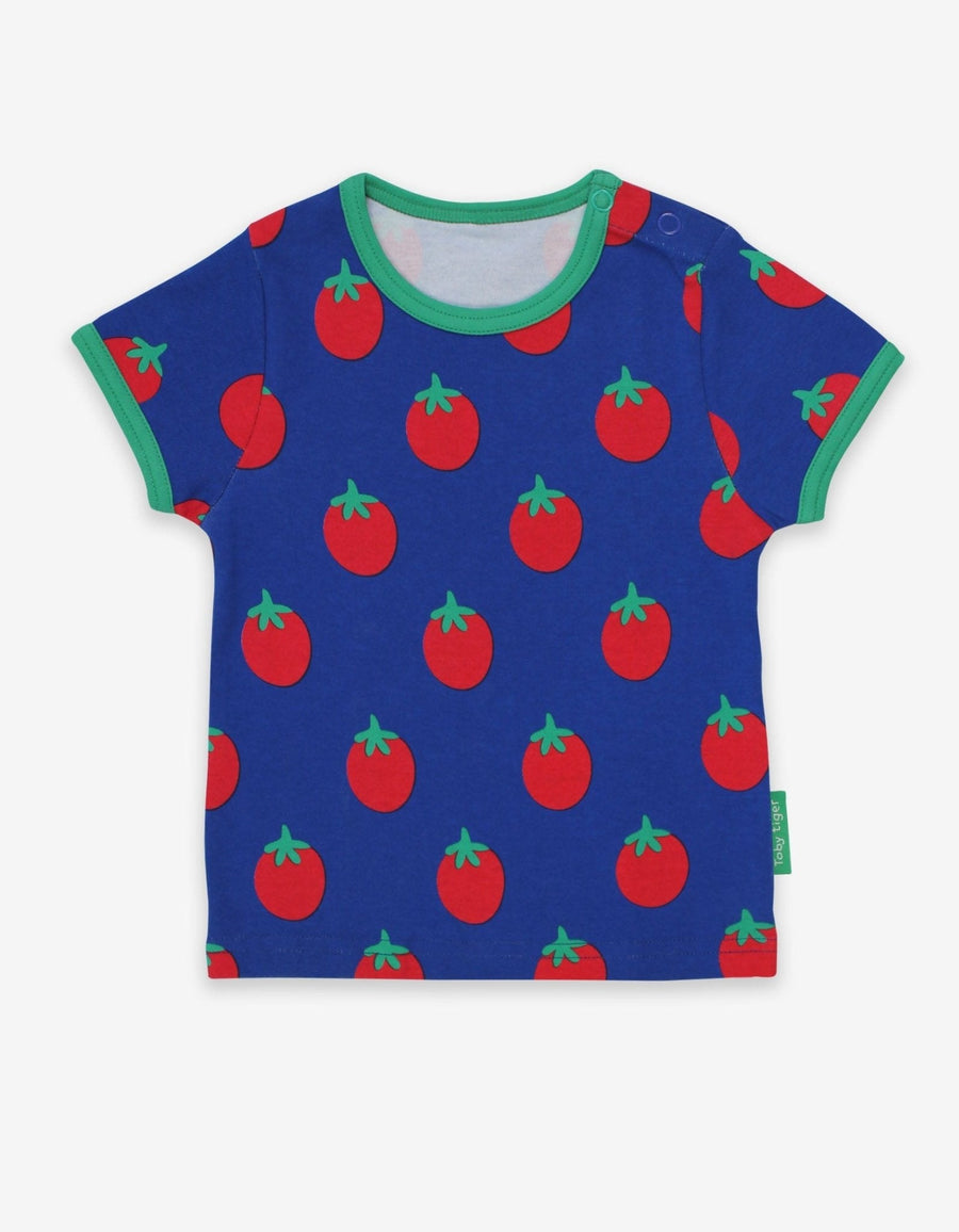 T-Shirt , Tomaten Print, Bio Baumwolle