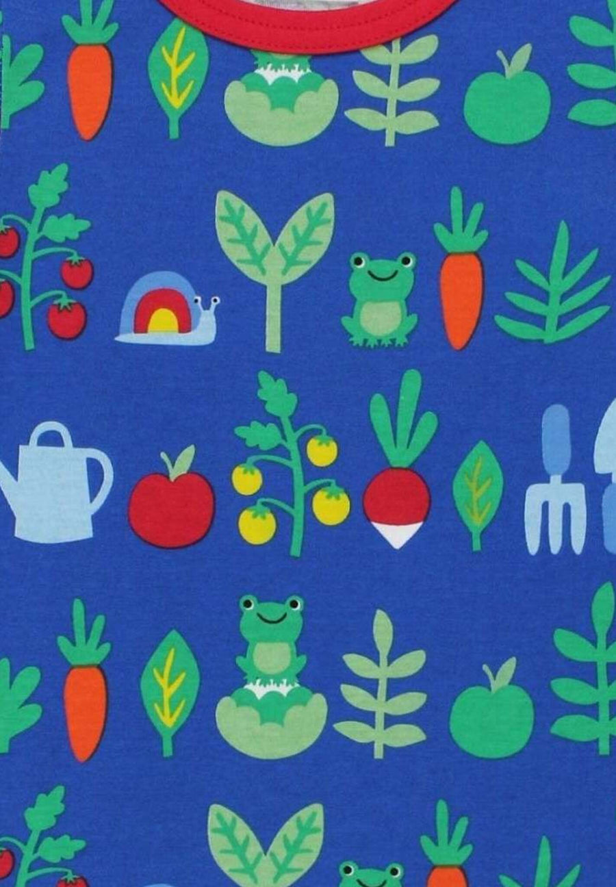 T-Shirt , Garten Print, Bio Baumwolle