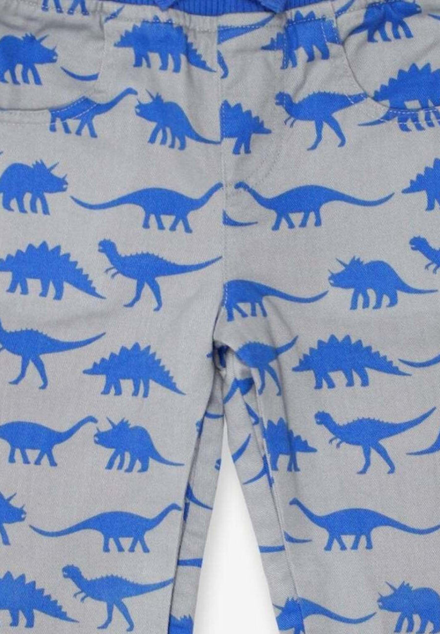 Baby Hose aus Baumwolle mit Dino Print