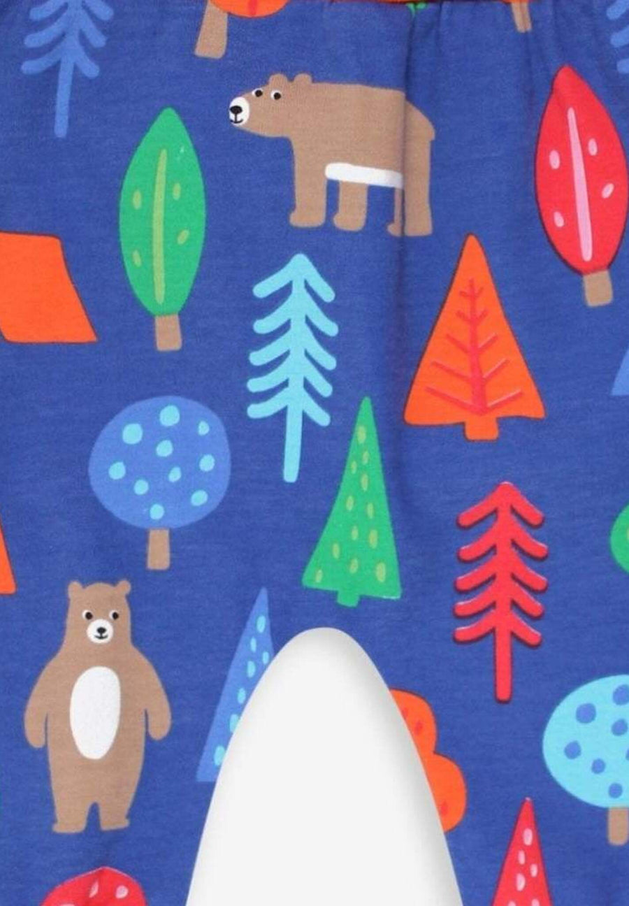 Baby Hose aus Bio Baumwolle mit Camping Bären Print