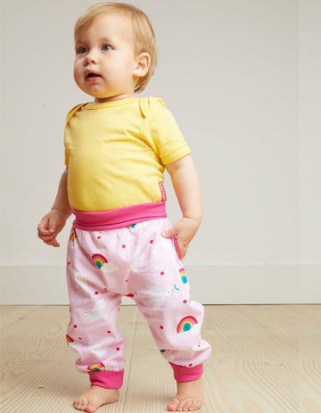 Babyhose, Tauben-Applikation, Bio Baumwolle