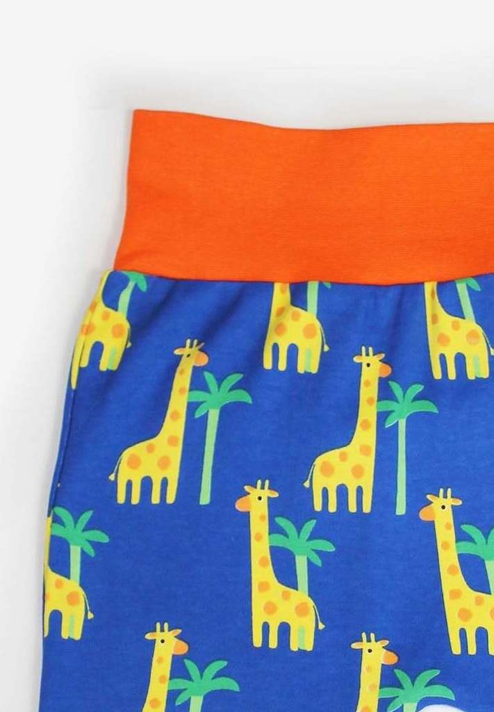 Babyhose, Giraffen-Applikation, Bio Baumwolle