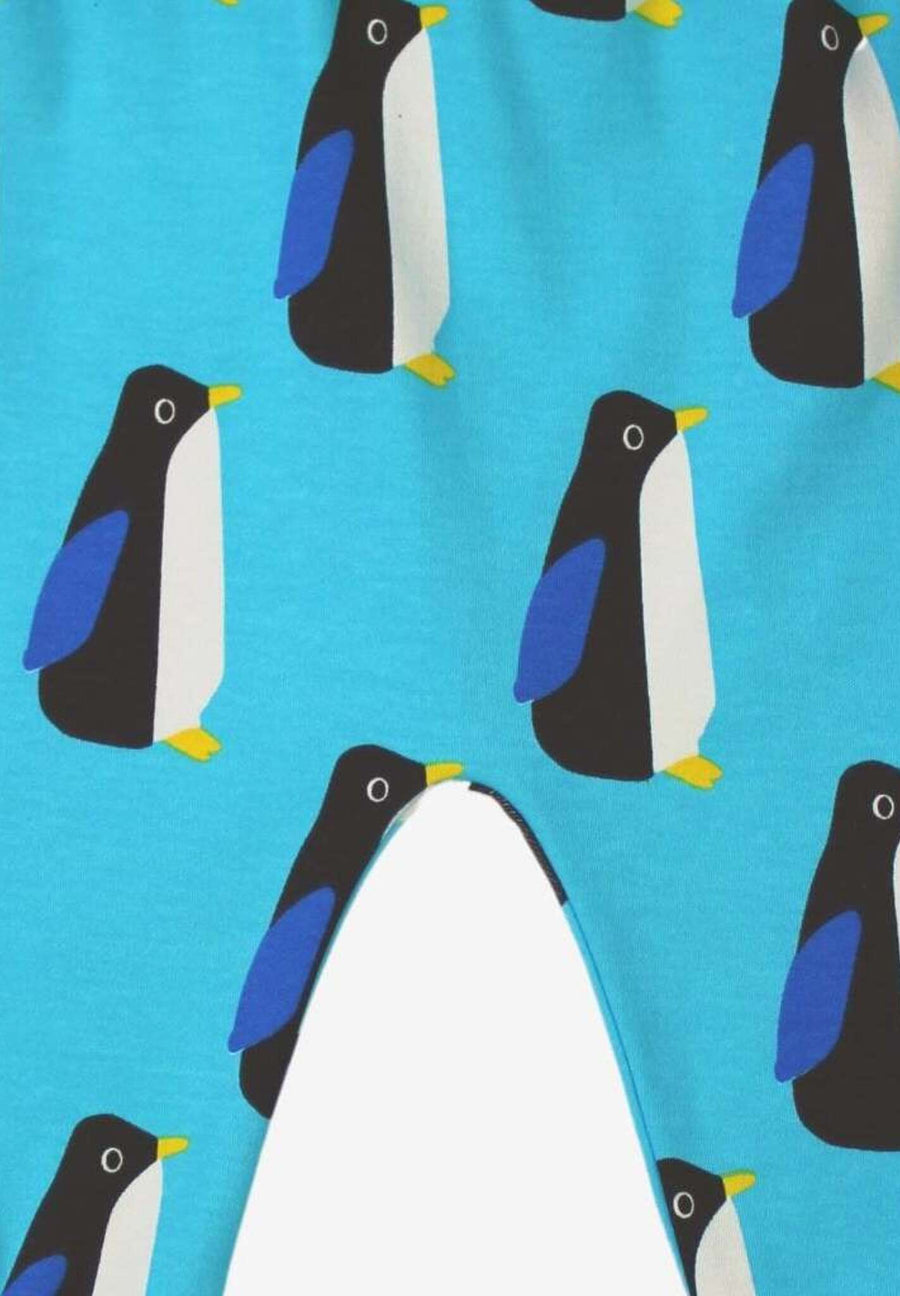 Bio Baumwoll-"Yoga Pants" mit Pinguin-Aufdruck