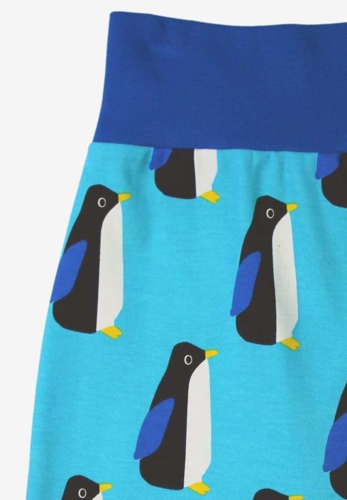 Bio Baumwoll-"Yoga Pants" mit Pinguin-Aufdruck