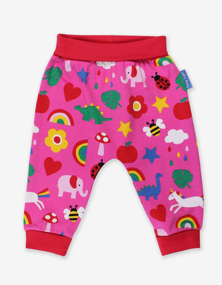 Babyhose mit farbenfrohem Print aus Bio Baumwolle