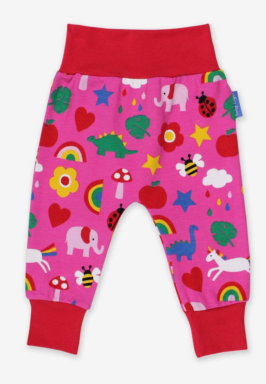 Babyhose mit farbenfrohem Print aus Bio Baumwolle