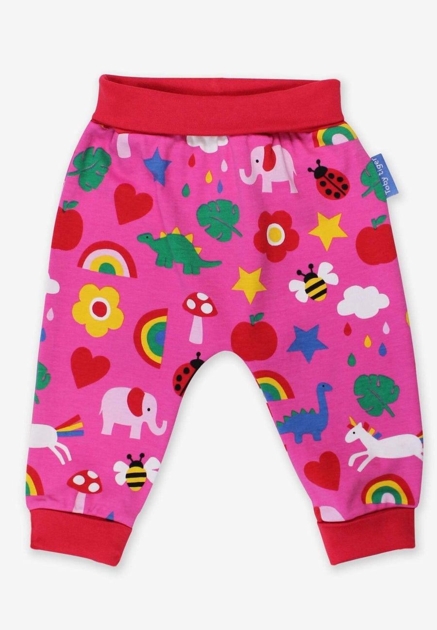 Babyhose mit farbenfrohem Print aus Bio Baumwolle