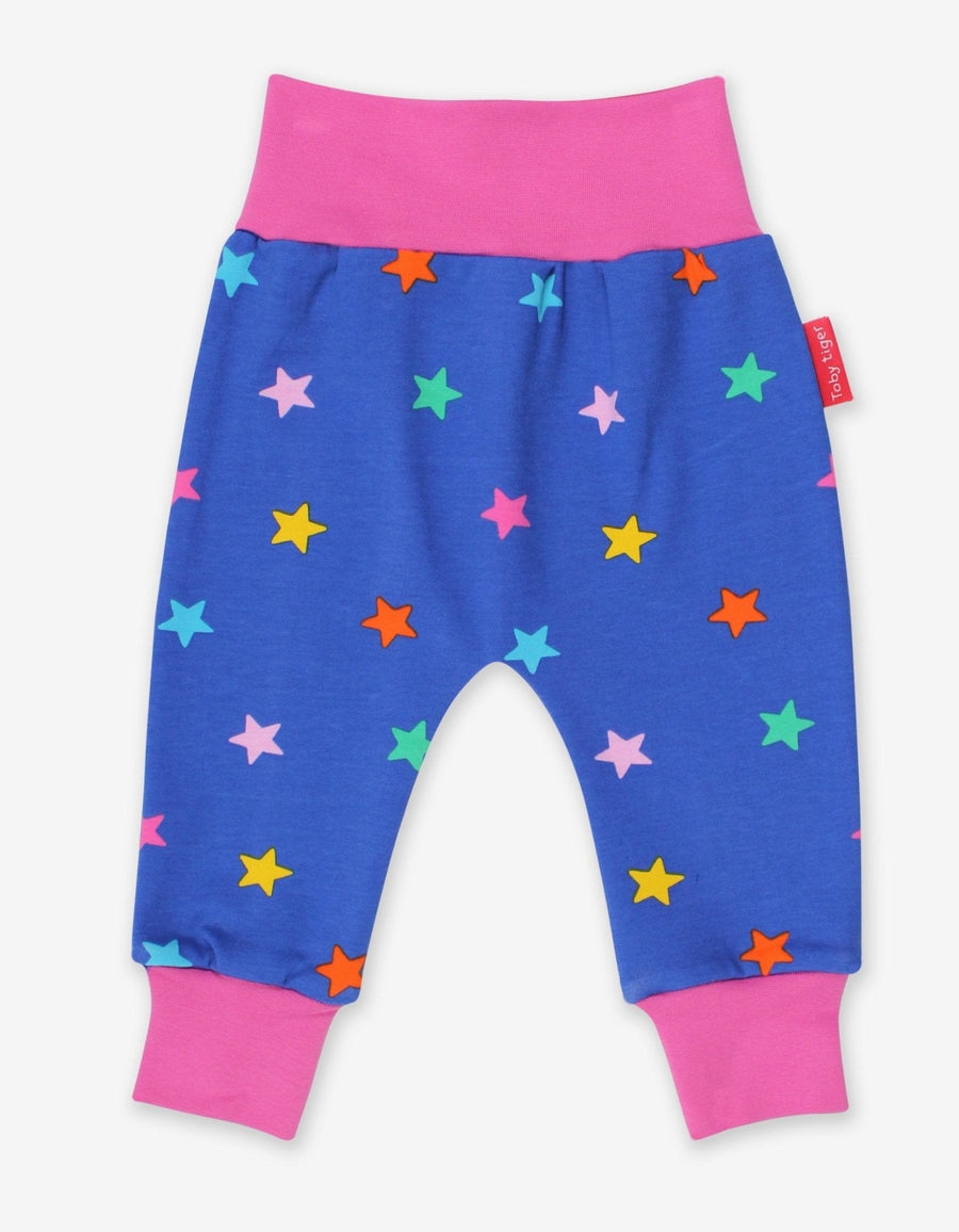 Babyhose aus Bio Baumwolle mit Sterne Print