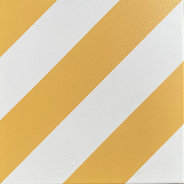 CHEVRON stripe porcelain tile- Yellow