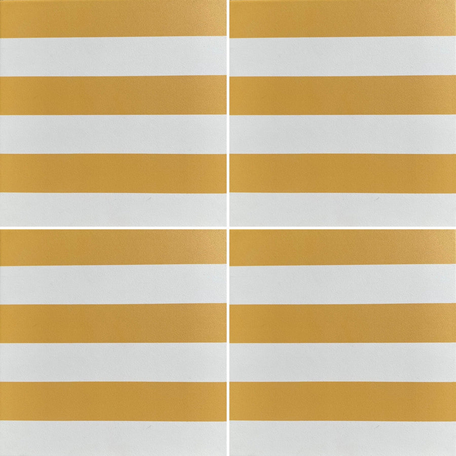 Yellow stripes - Porcelain tile